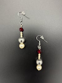 Ruby Red and Silver