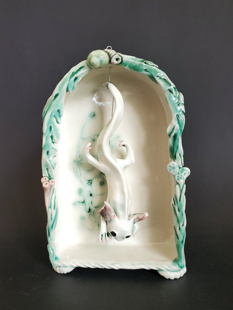 Axolotl Shadow Box Image 4