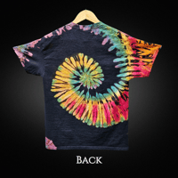 Image 2 of Rainbow Spiral Tie Dye Made To Order Adult Unisex T-Shirt