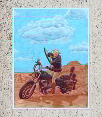 The Biker - 12"x16" Print