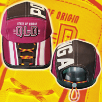 Image 1 of QLD MAROONS 'PONGA' 5 Panel hat.