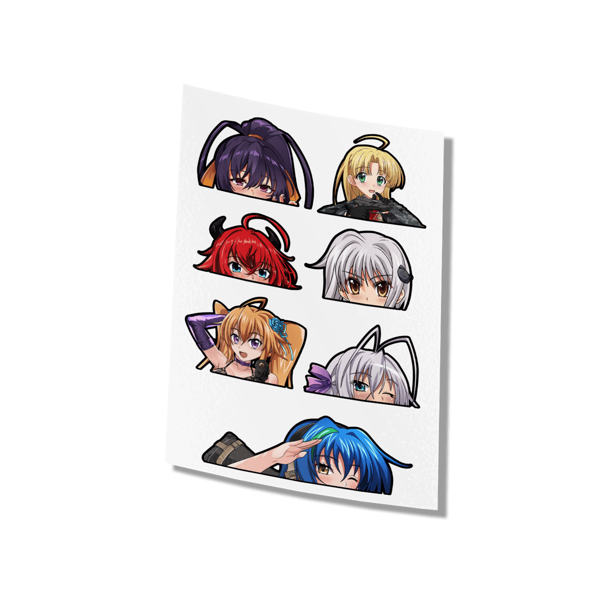 Image of  Mini Peekers Sheet Highschool DXD Edition