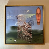 'the greenskeeper' - 20x20 Framed Canvas