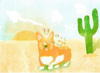 *Hic Hic* Risograph Print