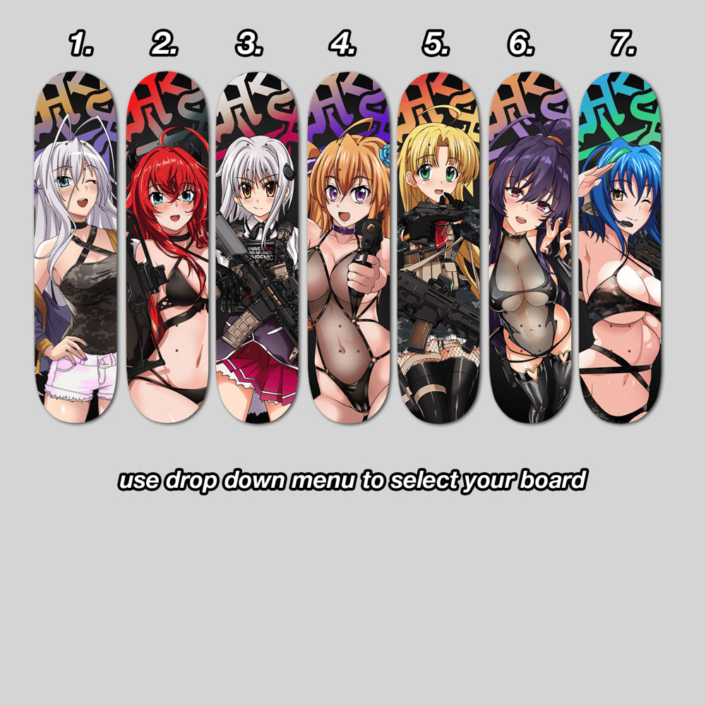 Image of Highschool DXD Skateboard Decks