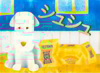 Chou-Chou Risograph Print