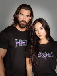 Image 1 of Dellacoma LTD ED HEROES BLACK T SHIRT