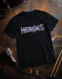 Image 2 of Dellacoma LTD ED HEROES BLACK T SHIRT