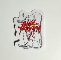 Image 1 of Cattle Decapitation Matte Vinyl Sticker 