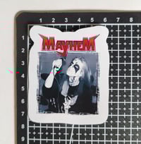 Image 2 of Mayhem Dead Original Lead Singer Matte Vinyl Sticker