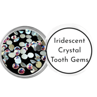 Iridescent Crystal Tooth Gems 