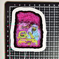 Image 2 of Sanguisugabogg Monsters Partying And Getting Fucked Up Matte Vinyl Sticker