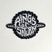 Image 1 of Rings Of Saturn Matte Vinyl Sticker
