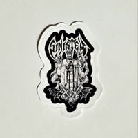 Image 1 of Sinister Evil Pope Matte Vinyl Sticker