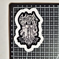 Image 2 of Sinister Evil Pope Matte Vinyl Sticker