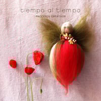 Image 1 of Hada en tonos rojos y verdes