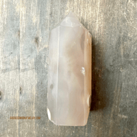 Image 5 of Flower Agate Crystal Tower, Pink Stone for Manifestation, Healing, Root & Heart Chakra Energy