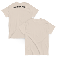 rose gold beauty tee