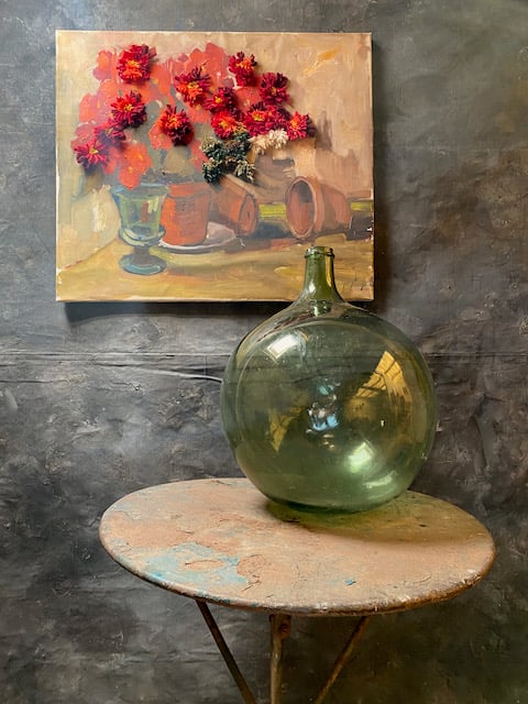 Image of altered perspective painting - blooms no .01