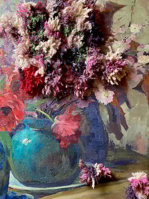 Image of altered perspective painting - blooms no. 02