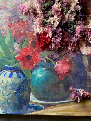 Image of altered perspective painting - blooms no. 02