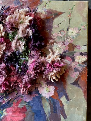 Image of altered perspective painting - blooms no. 02