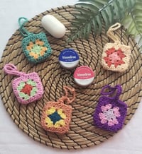 Image 4 of Happy Scrappy Mini Pouch for Ear Buds/Pods, Lip Balm