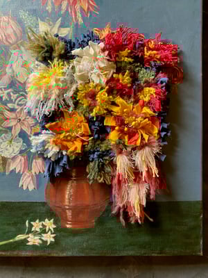 Image of altered perspective painting - blooms no. 03