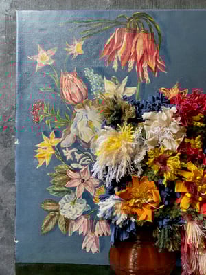 Image of altered perspective painting - blooms no. 03