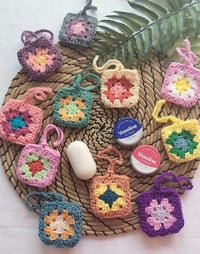 Image 1 of Happy Scrappy Mini Pouch for Ear Buds/Pods, Lip Balm