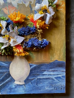 Image of altered perspective paintings - blooms no. 04