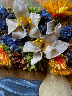 Image of altered perspective paintings - blooms no. 04