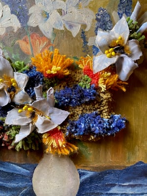 Image of altered perspective paintings - blooms no. 04