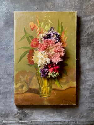 Image of altered perspective painting - blooms no. 05