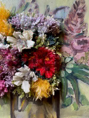 Image of altered perspective painting - blooms no. 06