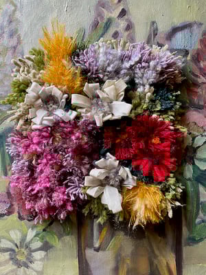 Image of altered perspective painting - blooms no. 06