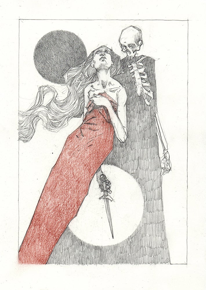 Image of Black Sun - Original drawing