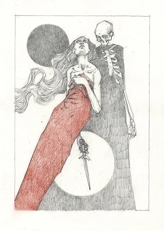 Image of Black Sun - Original drawing