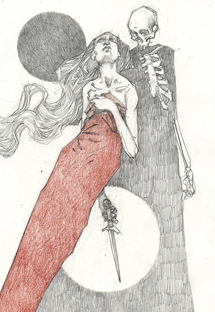 Image of Black Sun - Original drawing