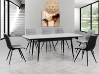 Image 1 of Casino Dining Table & 6 Chairs
