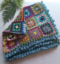Image 2 of Happy Scrappy Granny Square Blanket Regular Size