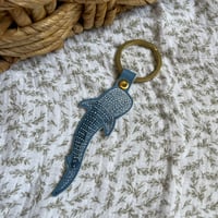 Image 4 of Whale Shark Leather Keyring