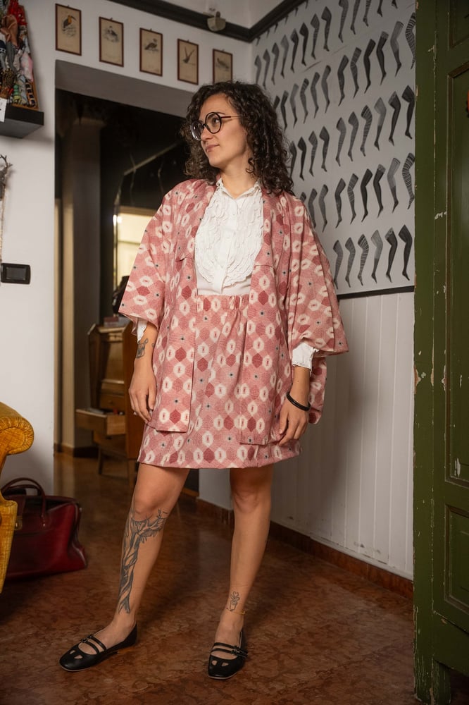 Image of Completo Kimono rosa 
