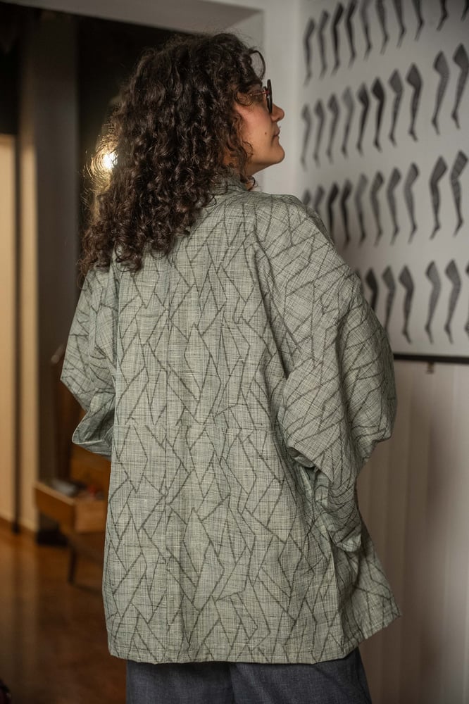 Image of Completo Kimono verde 