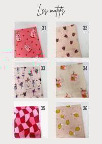 Image 10 of Pochette pour Portable intérieur enduit, tissu au choix.