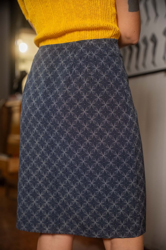 Image of Gonna geometrica portafoglio