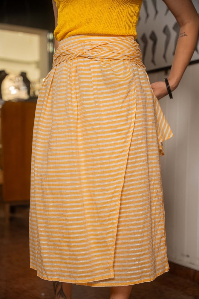 Image of Gonna a portafogli Yellow