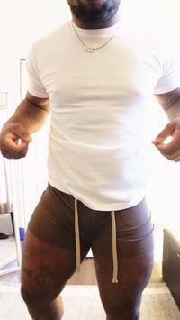 Dark brown transparent shorts (PRE-ORDER)