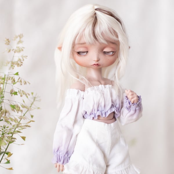 Image of Hand-dyed top - Teacup Marionette