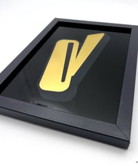 Image 9 of Alphabet Letters - 23 Carat Gold Gilded Glass Wall Art
